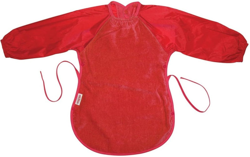 Silly Billyz: Towel Messy Eater Bib - Red