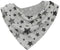 Silly Billyz: Jersey Bandana Bib - Grey Stars