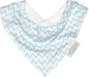 Silly Billyz: Jersey Bandana Bib - Blue Chevron