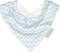 Silly Billyz: Jersey Bandana Bib - Blue Chevron