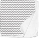 Silly Billyz: Jersey Swaddle Blanket - Grey Chevron