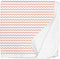 Silly Billyz: Jersey Swaddle Blanket - Pink Chevron