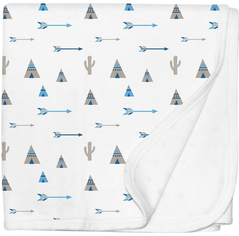 Silly Billyz: Jersey Swaddle Blanket - Tee Pee