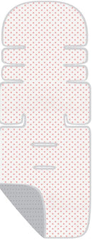 Silly Billyz: Jersey Stroller Liner - Pink Spots