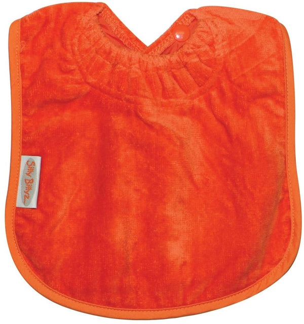 Silly Billyz: Towel Plain Large Bib - Orange