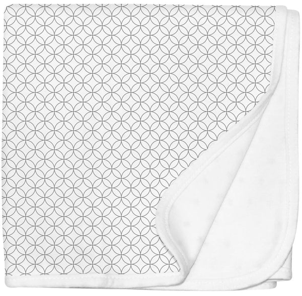 Silly Billyz: Jersey Swaddle Blanket - Geo Circles