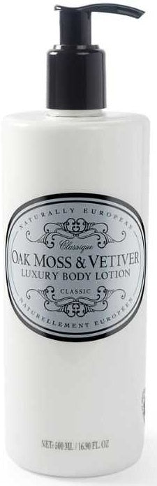 Naturally European: Body Lotion - Oak Moss & Vetiver (500ml)