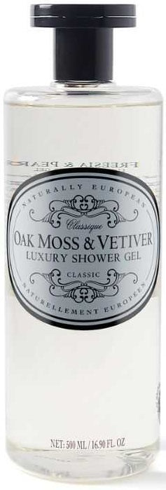 Naturally European: Shower Gel - Oak Moss & Vetiver (500ml)