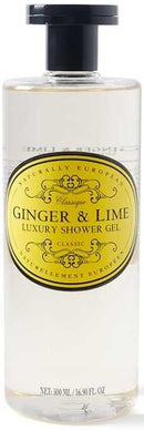 Naturally European: Shower Gel - Ginger & Lime (500ml)