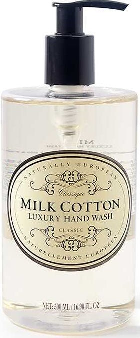 Naturally European: Hand Wash - Milk Cotton (500ml)