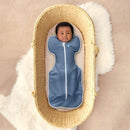 Love to Dream: Swaddle UP Original 1.0 TOG - Denim (Small) (Suitable for 3.5-6kg)