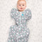 Love to Dream: Swaddle UP Original 1.0 TOG - Polka Dot Grey (Newborn) (Suitable for 2.2-3.8kg)