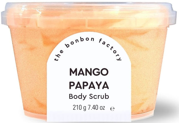 The Bonbon Factory: Macaroon Scrub - Mango & Papaya (170g)