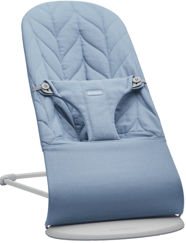 Babybjorn: Bouncer Bliss Cotton - Blue Petal Quilt