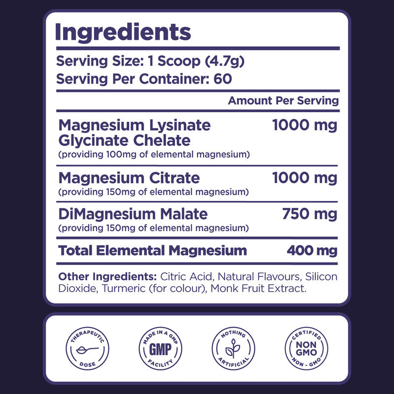 BioSphere Nutrition: Magnesium - Mango Pineapple (270g/60 Serves)