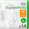 Lille: Suprem Pants Unisex Extra Absorbent Pants - Large (Pack of 14)