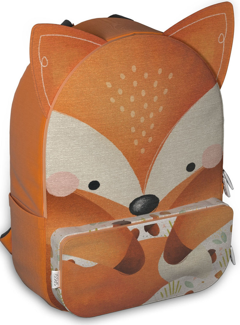 Sassi: A4 Junior Recycled Backpack - Crunchy the Fox