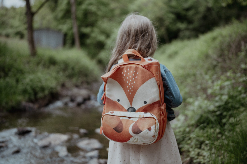 Sassi: A4 Junior Recycled Backpack - Crunchy the Fox