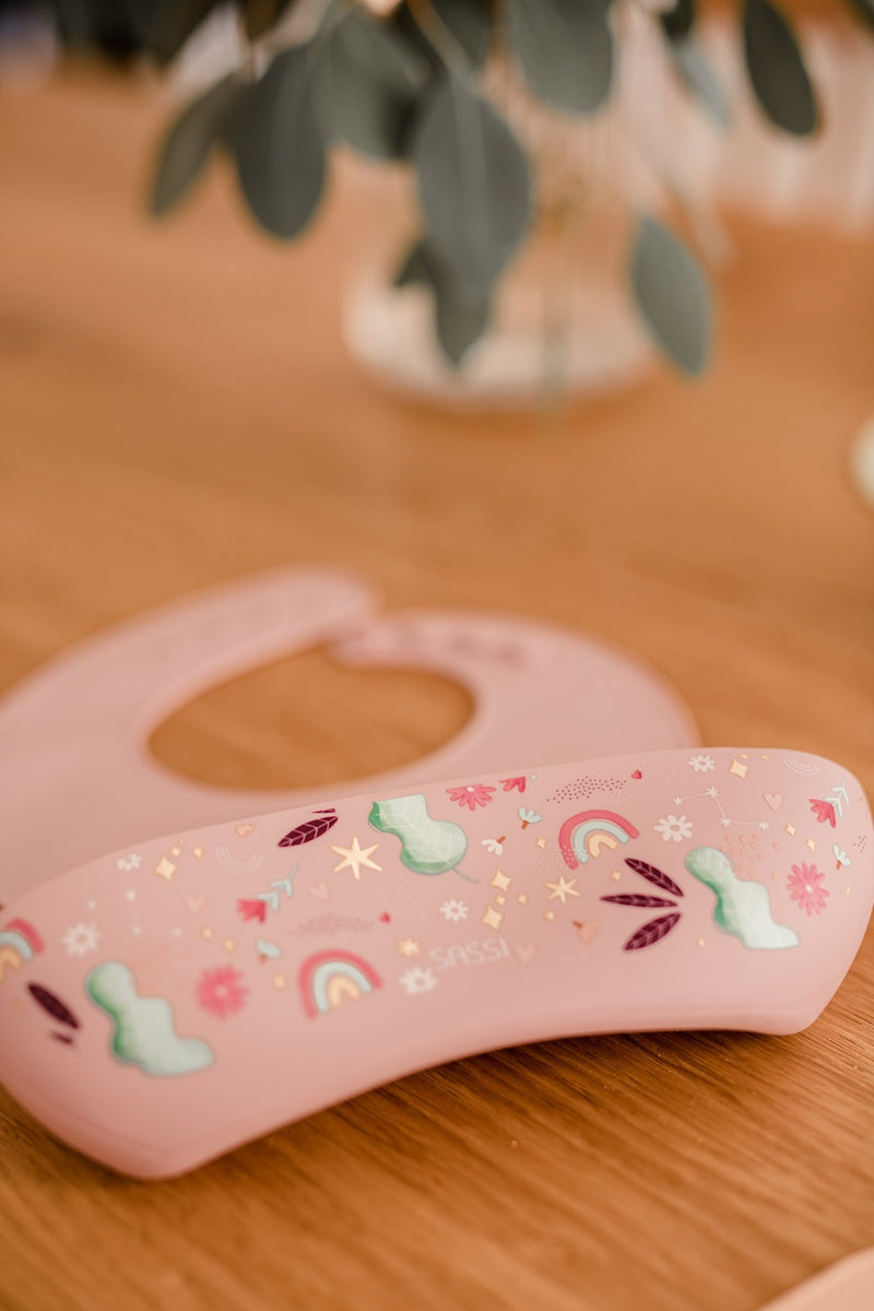 Sassi: Silicone Bib - Sparkly the Unicorn