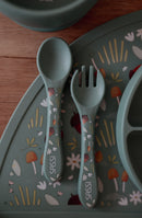 Sassi: Silicone Cutlery Set - Crunchy the Fox