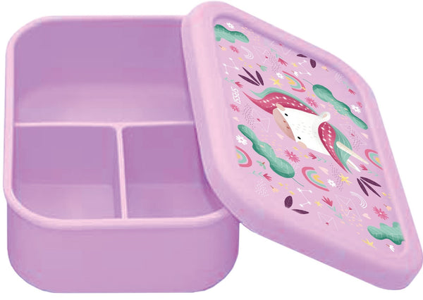 Sassi: Silicone Lunch Box - Sparkly the Unicorn