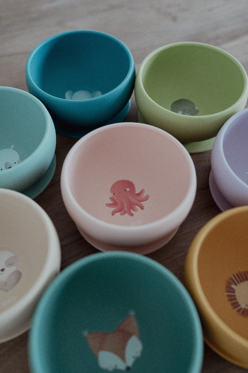 Sassi: Silicone Meal Bowl - Slurpy the Octopus