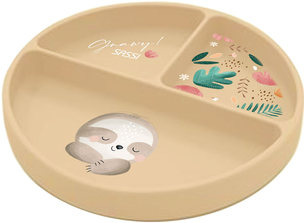 Sassi: Silicone Meal Set - Gnawy the Sloth