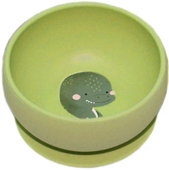 Sassi: Silicone Meal Bowl Set - Cracky the Dinosaur