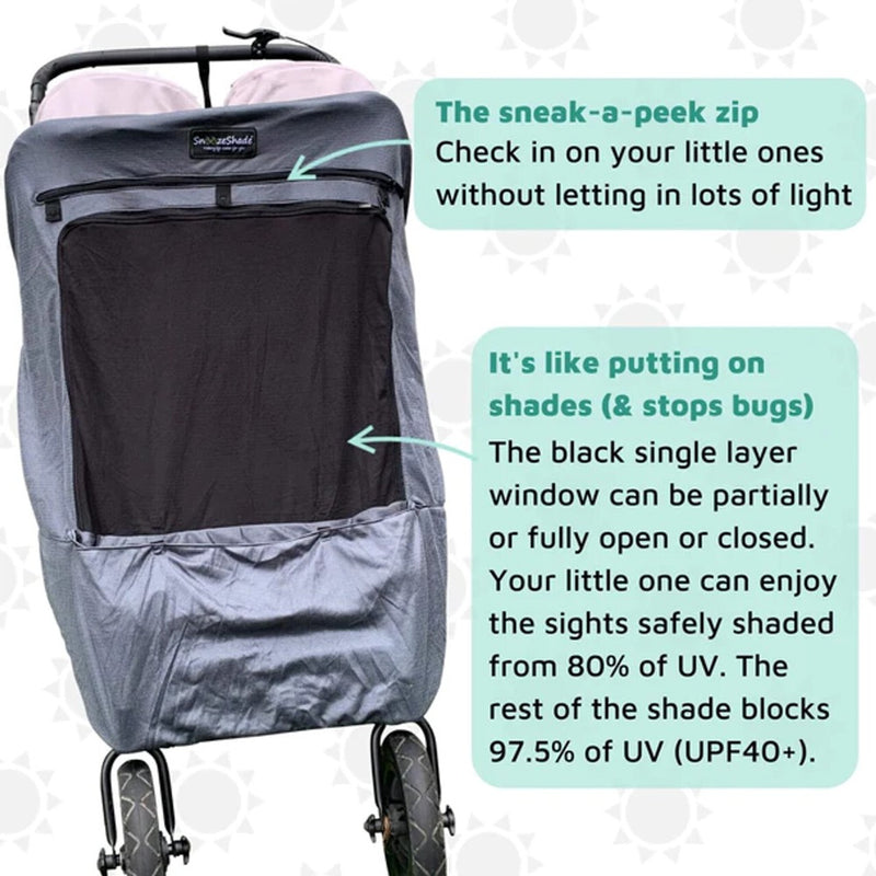 SnoozeShade: Twin Deluxe Shade Cover