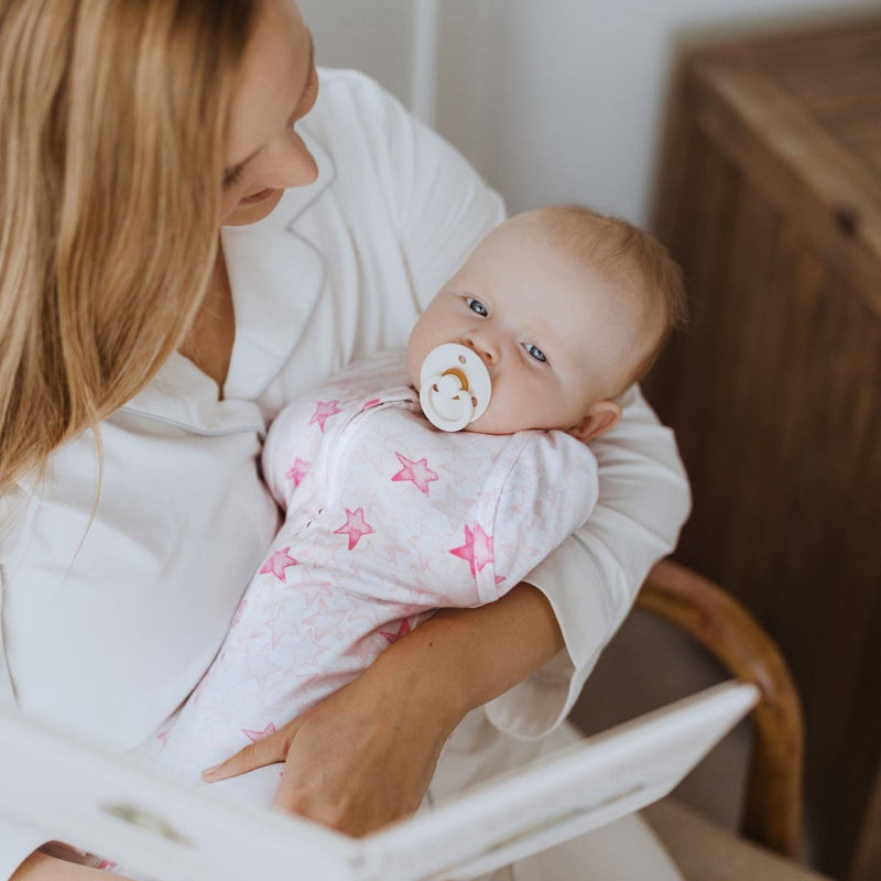 Aden + Anais: Wrap Swaddle Set - Pink Twinkling Stars (Small/2 Pack) (0-3 Months)