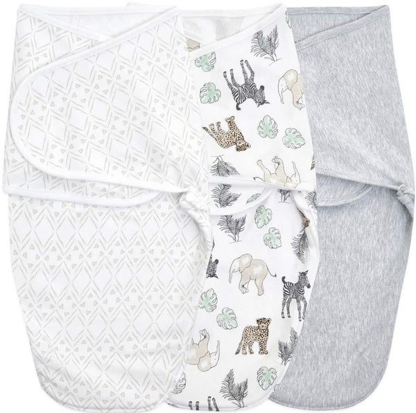 Aden + Anais: Snugg Swaddle Set - Toile (Large/3 Pack) (4-6 Months)