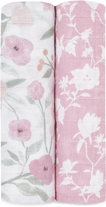 Aden + Anais: Classic Swaddle Set - Ma Fleur (2 Pack)