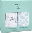 Aden + Anais: Classic Swaddle Set - Jungle (2 Pack)