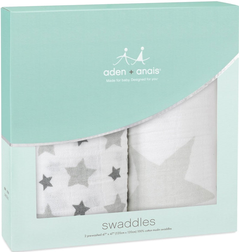 Aden + Anais: Classic Swaddle Set - Twinkle (2 Pack)