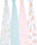 Aden + Anais: Classic Swaddle Set - Tropicalia (4 Pack)