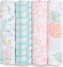 Aden + Anais: Classic Swaddle Set - Tropicalia (4 Pack)