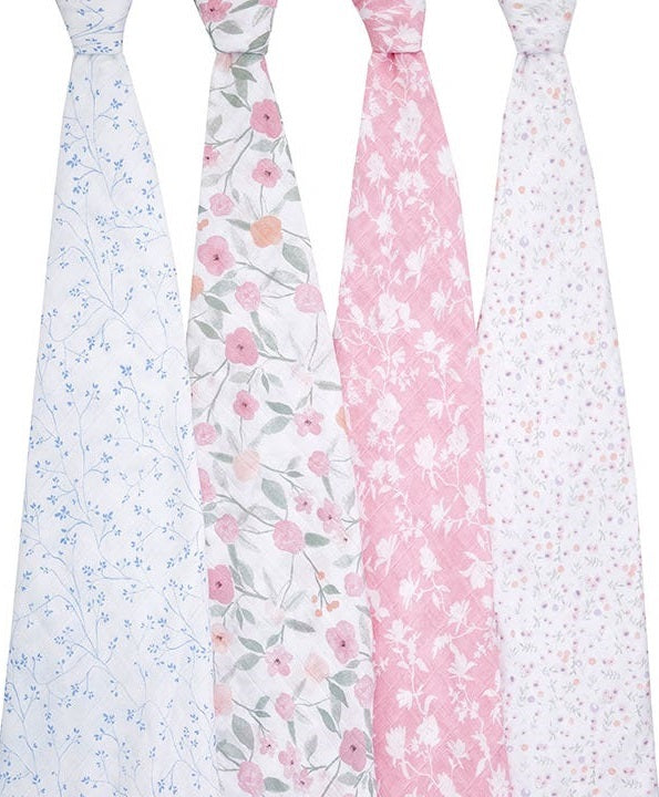 Aden + Anais: Classic Swaddle Set - Ma Fleur (4 Pack)