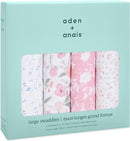 Aden + Anais: Classic Swaddle Set - Ma Fleur (4 Pack)