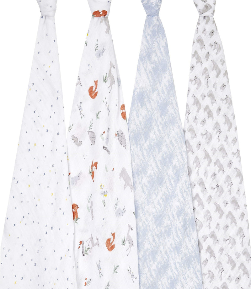 Aden + Anais: Classic Swaddle Set - Naturally (4 Pack)