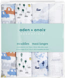 Aden + Anais: Classic Swaddle Set - Little Big World (4 Pack)