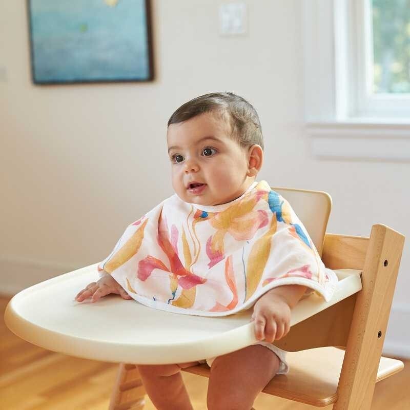 Aden + Anais: Silky Soft Bamboo Burpy Bib - Marine Gardens