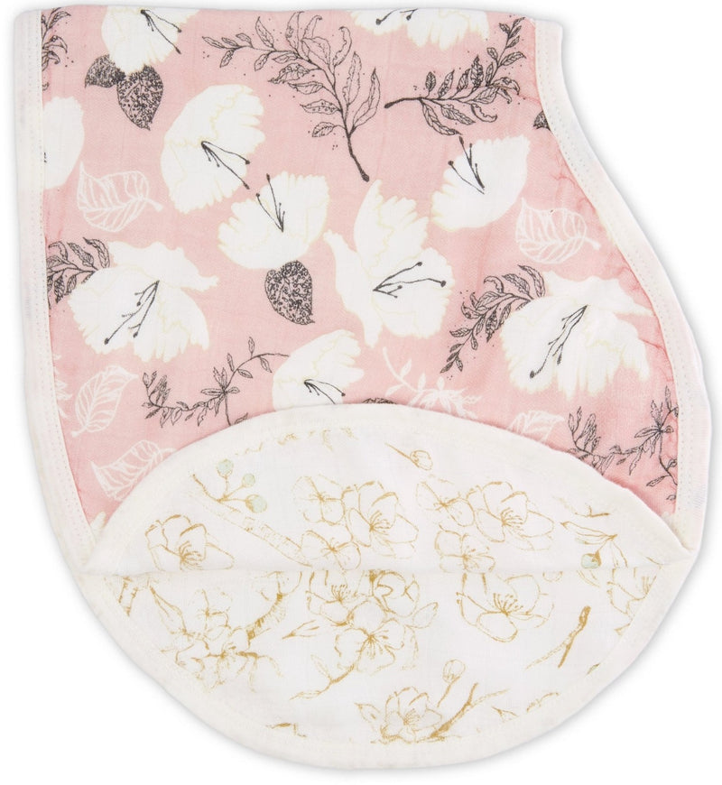 Aden + Anais: Silky Soft Bamboo Burpy Bib - Pretty Petals