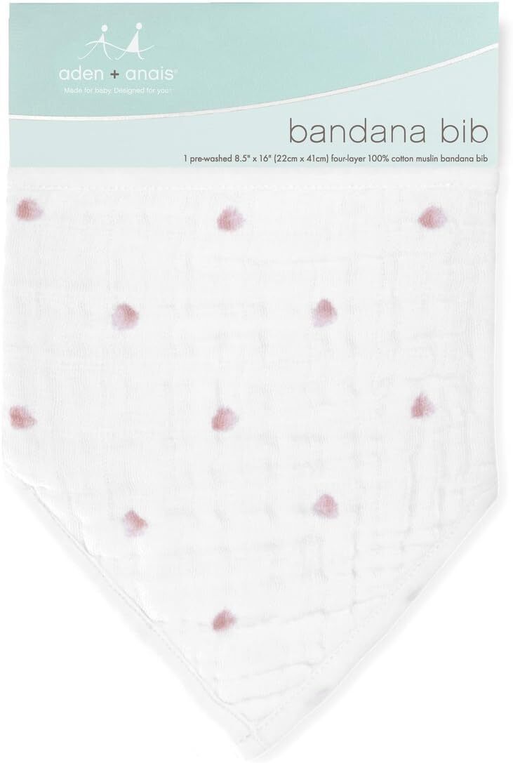 Aden + Anais: Classic Bandana Bib - Lovebird/Water Dot