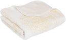 Aden + Anais: Silky Soft Stroller Blanket - Metallic Primrose Birch