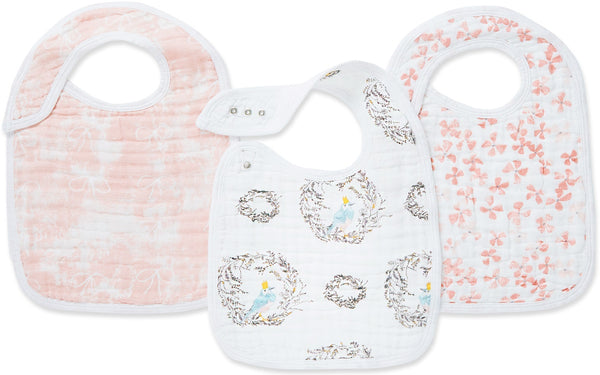 Aden + Anais: Classic Snap Bib Set - Birdsong (3 Pack)