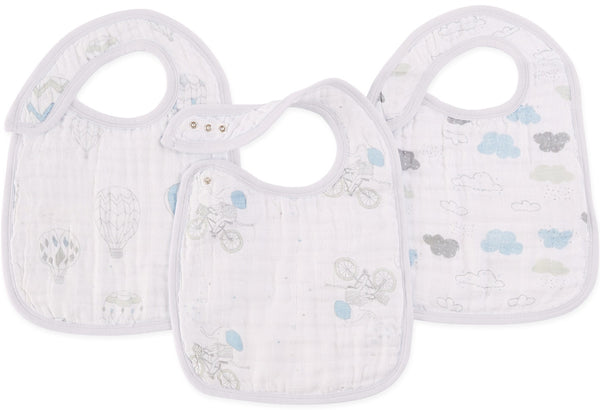 Aden + Anais: Classic Snap Bib Set - Night Sky Reverie (3 Pack)