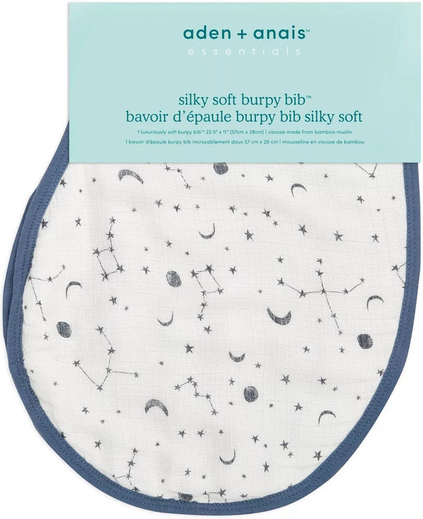 Aden + Anais: Silky Soft Bamboo Burpy Bib - Cosmic Galaxy