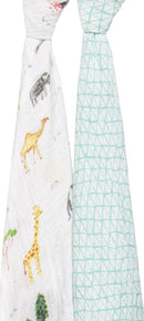 Aden + Anais: Classic Swaddle Set - Around The World (2 Pack)