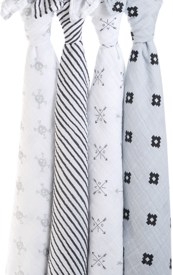 Aden + Anais: Classic Swaddle Set - Lovestruck (4 Pack)