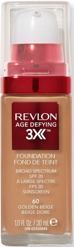 Revlon: Age Defying 3X Foundation - 60 Golden Beige